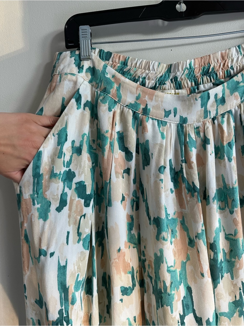 Anthropologie Maeve Gabriela Wide-Leg Pants Size L - Picture 9 of 15